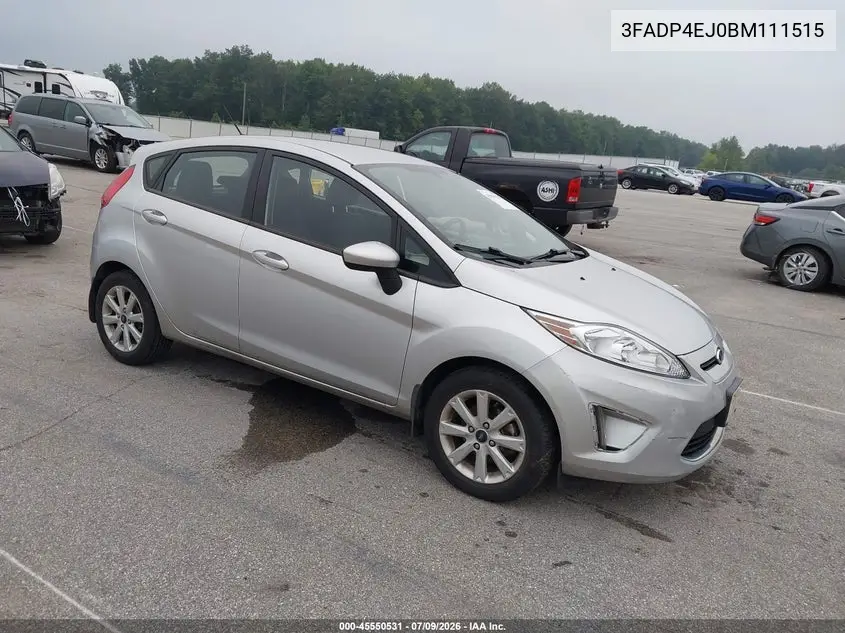2011 Ford Fiesta Se VIN: 3FADP4EJ0BM111515 Lot: 45550531