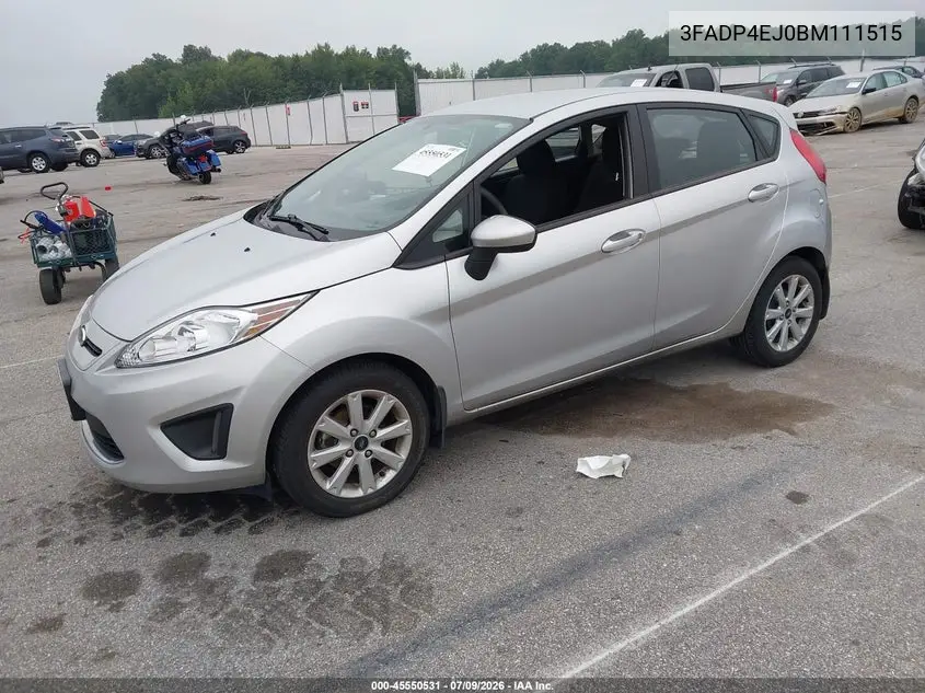 2011 Ford Fiesta Se VIN: 3FADP4EJ0BM111515 Lot: 45550531