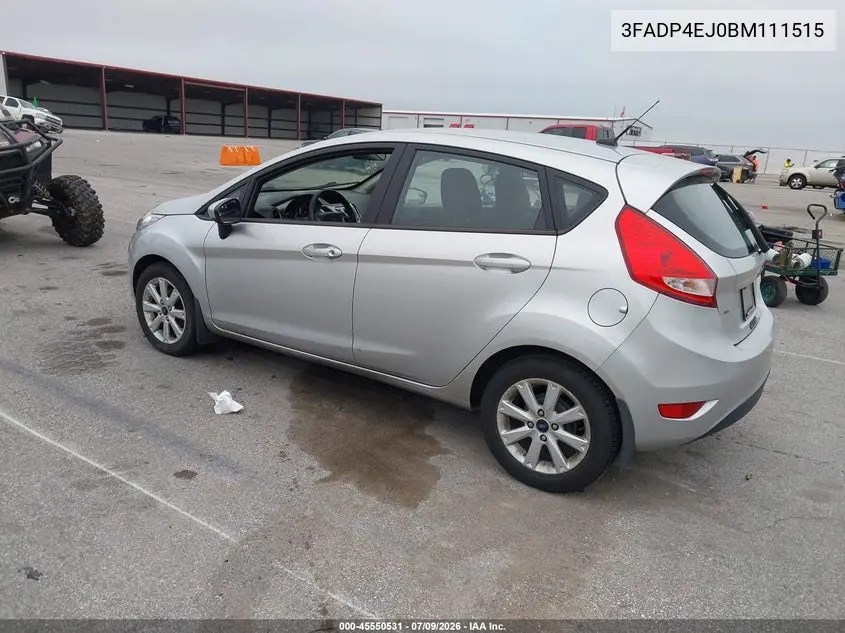 2011 Ford Fiesta Se VIN: 3FADP4EJ0BM111515 Lot: 45550531