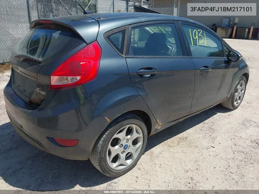 2011 Ford Fiesta Ses VIN: 3FADP4FJ1BM217101 Lot: 45561931