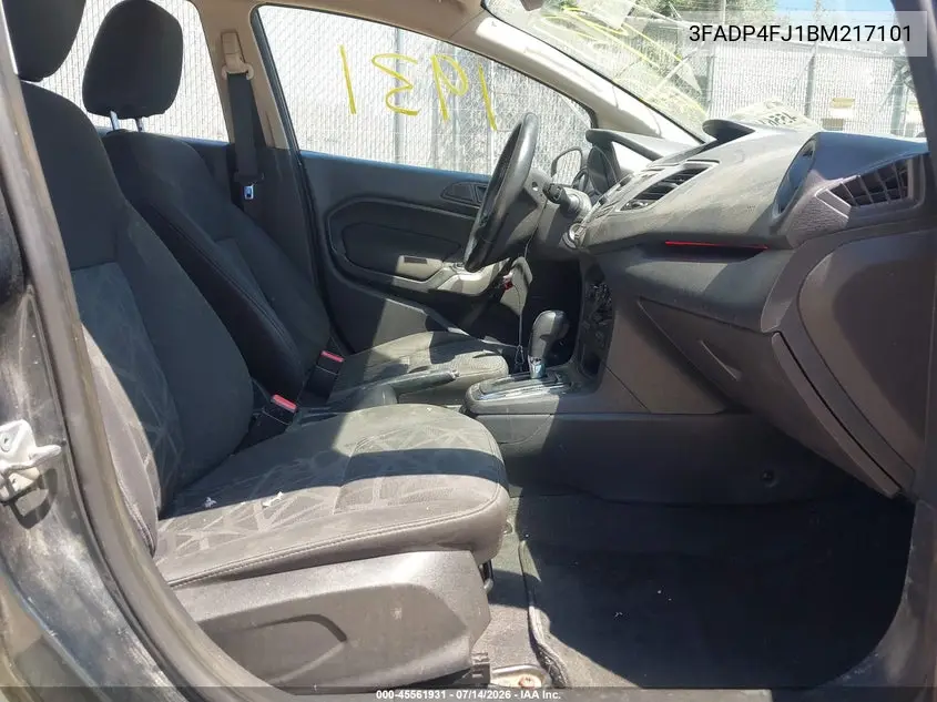 2011 Ford Fiesta Ses VIN: 3FADP4FJ1BM217101 Lot: 45561931