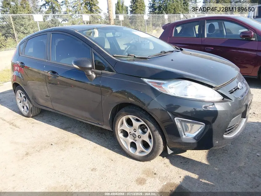 2011 Ford Fiesta Ses VIN: 3FADP4FJ2BM189650 Lot: 45562068