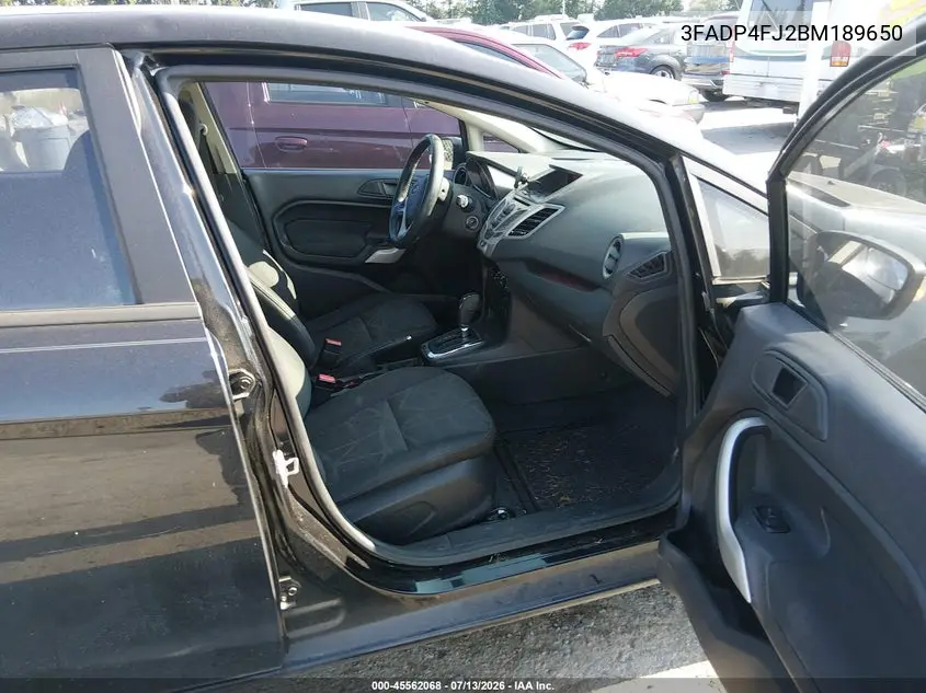 2011 Ford Fiesta Ses VIN: 3FADP4FJ2BM189650 Lot: 45562068