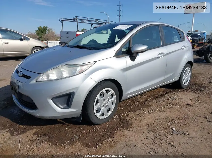 2011 Ford Fiesta Se VIN: 3FADP4EJ1BM234188 Lot: 45652062