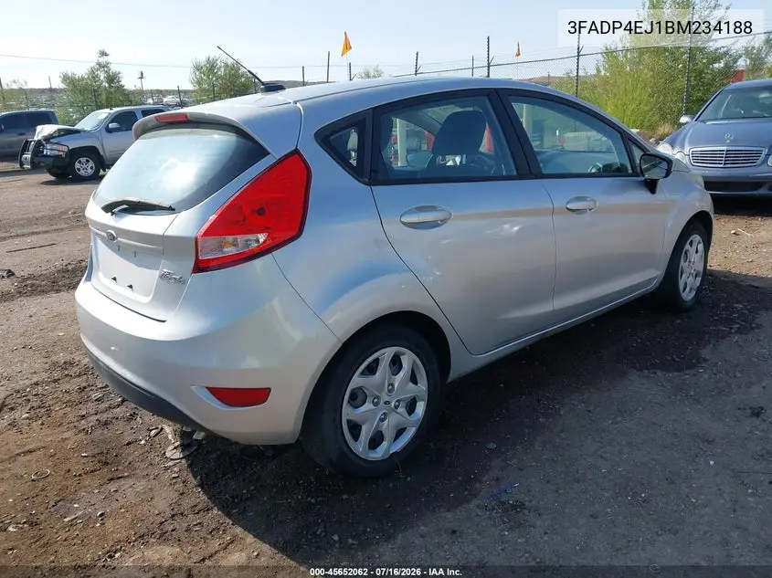 2011 Ford Fiesta Se VIN: 3FADP4EJ1BM234188 Lot: 45652062