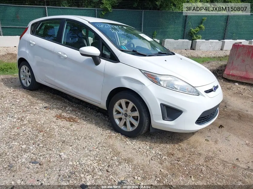 2011 Ford Fiesta Se VIN: 3FADP4EJXBM150807 Lot: 45678415