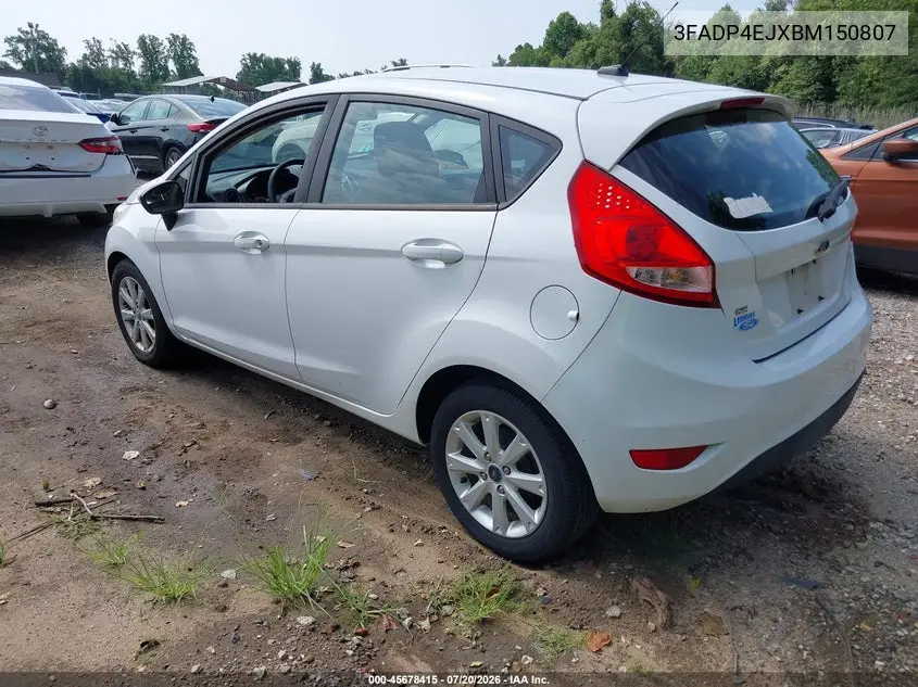 2011 Ford Fiesta Se VIN: 3FADP4EJXBM150807 Lot: 45678415