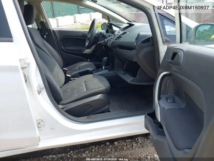 2011 Ford Fiesta Se VIN: 3FADP4EJXBM150807 Lot: 45678415