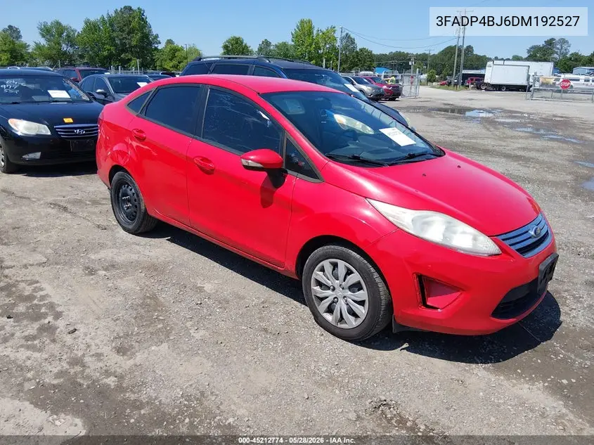 2013 Ford Fiesta Se VIN: 3FADP4BJ6DM192527 Lot: 45212774