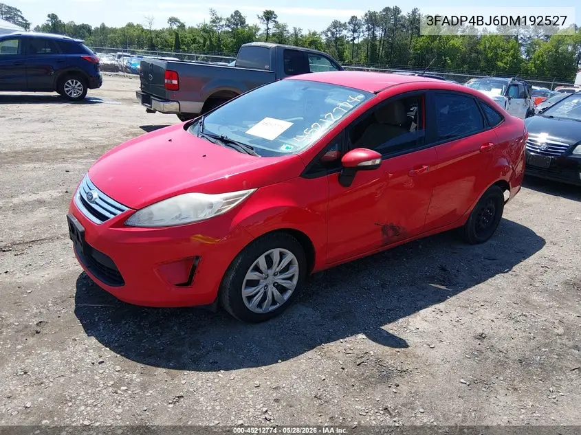 2013 Ford Fiesta Se VIN: 3FADP4BJ6DM192527 Lot: 45212774