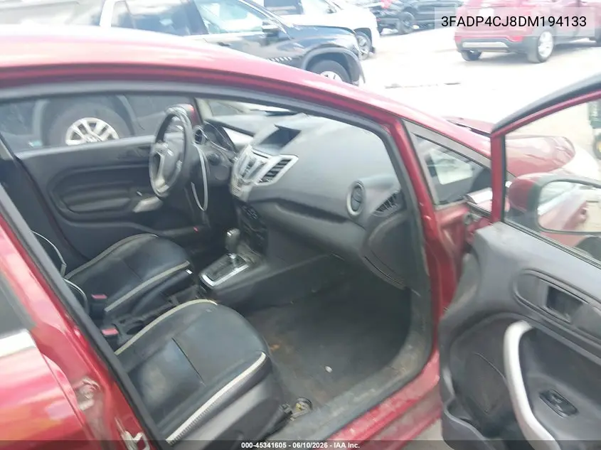 2013 Ford Fiesta Titanium VIN: 3FADP4CJ8DM194133 Lot: 45341605