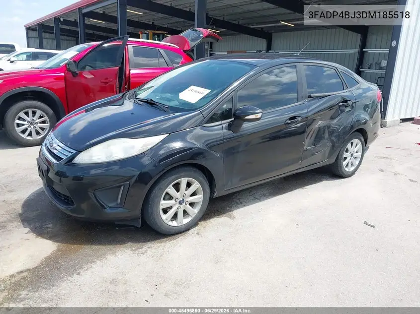 2013 Ford Fiesta Se VIN: 3FADP4BJ3DM185518 Lot: 45496860