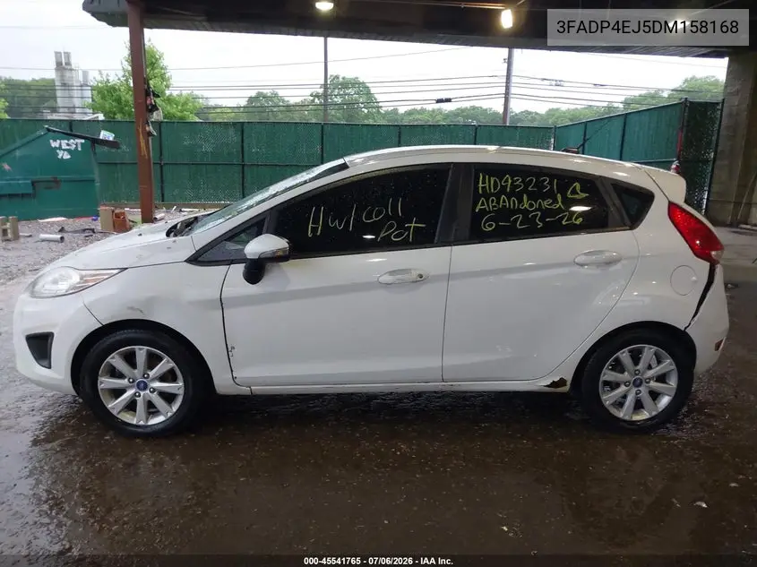 2013 Ford Fiesta Se VIN: 3FADP4EJ5DM158168 Lot: 45541765