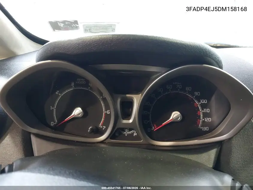 2013 Ford Fiesta Se VIN: 3FADP4EJ5DM158168 Lot: 45541765