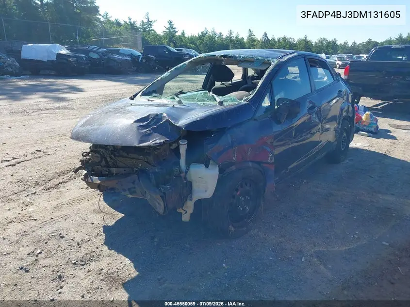2013 Ford Fiesta Se VIN: 3FADP4BJ3DM131605 Lot: 45550059
