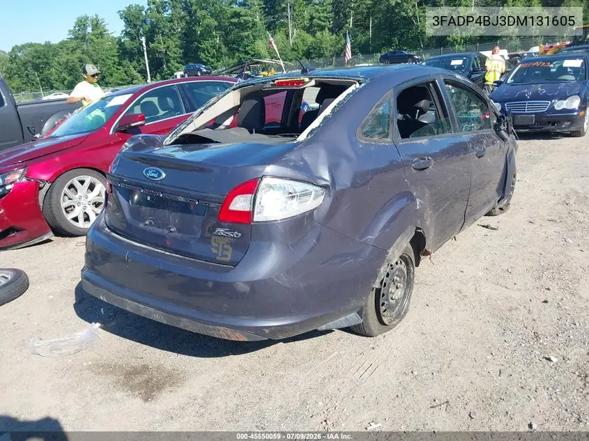 2013 Ford Fiesta Se VIN: 3FADP4BJ3DM131605 Lot: 45550059