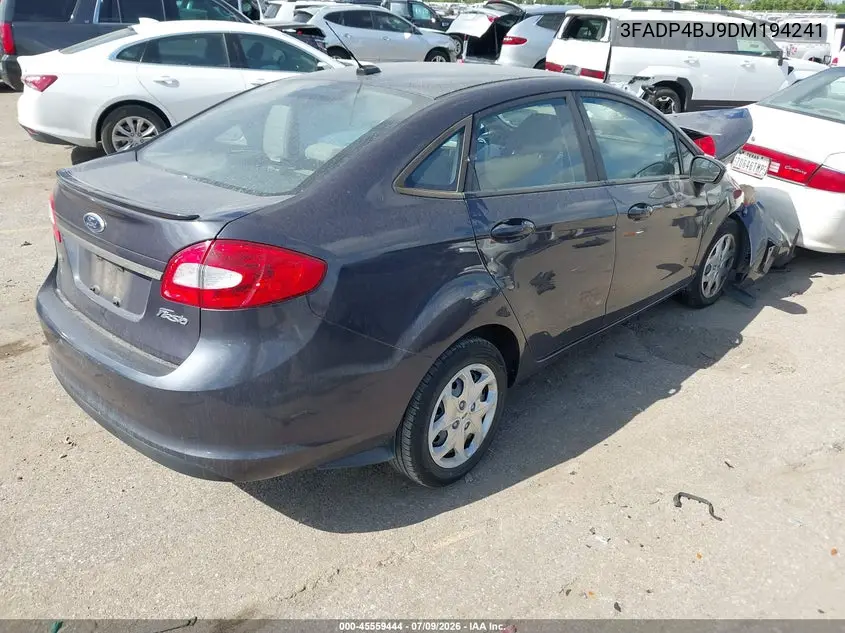 2013 Ford Fiesta Se VIN: 3FADP4BJ9DM194241 Lot: 45559444