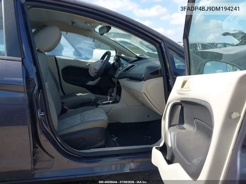 2013 Ford Fiesta Se VIN: 3FADP4BJ9DM194241 Lot: 45559444