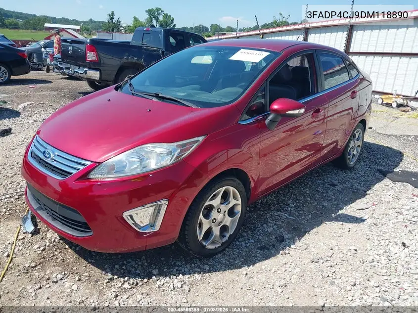 2013 Ford Fiesta Titanium VIN: 3FADP4CJ9DM118890 Lot: 45566359