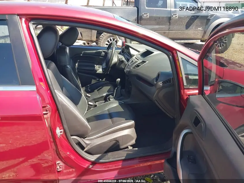 2013 Ford Fiesta Titanium VIN: 3FADP4CJ9DM118890 Lot: 45566359