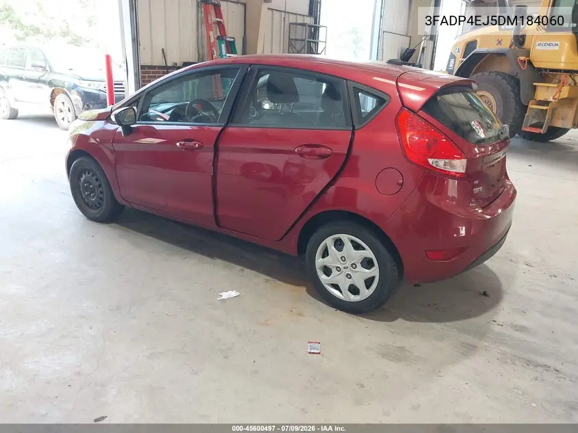 2013 Ford Fiesta Se VIN: 3FADP4EJ5DM184060 Lot: 45600497