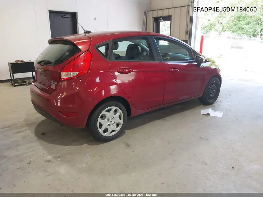 2013 Ford Fiesta Se VIN: 3FADP4EJ5DM184060 Lot: 45600497