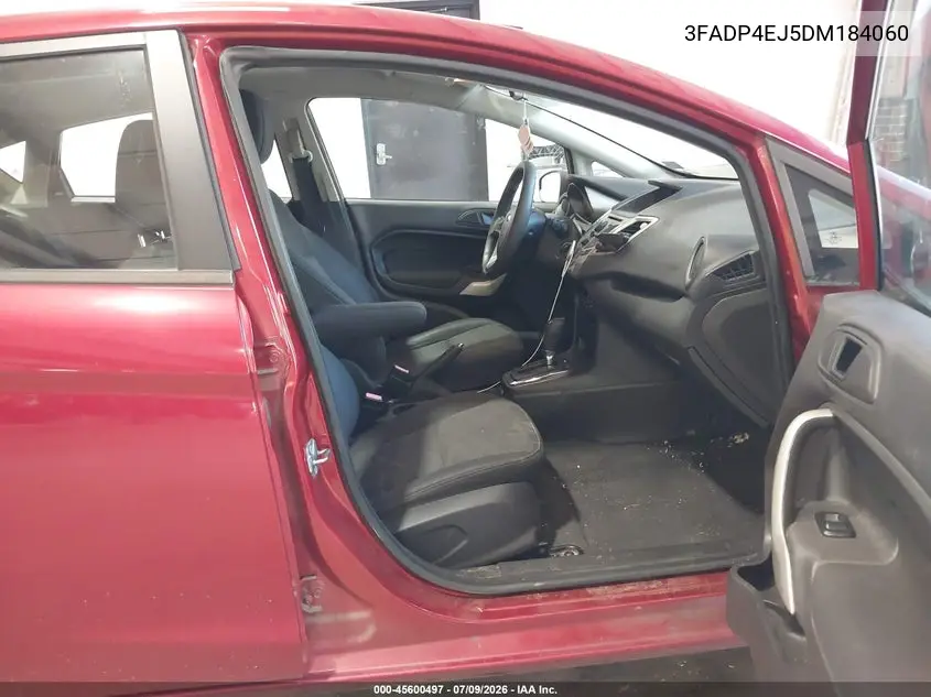 2013 Ford Fiesta Se VIN: 3FADP4EJ5DM184060 Lot: 45600497