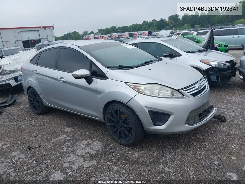 2013 Ford Fiesta Se VIN: 3FADP4BJ3DM192341 Lot: 45611526
