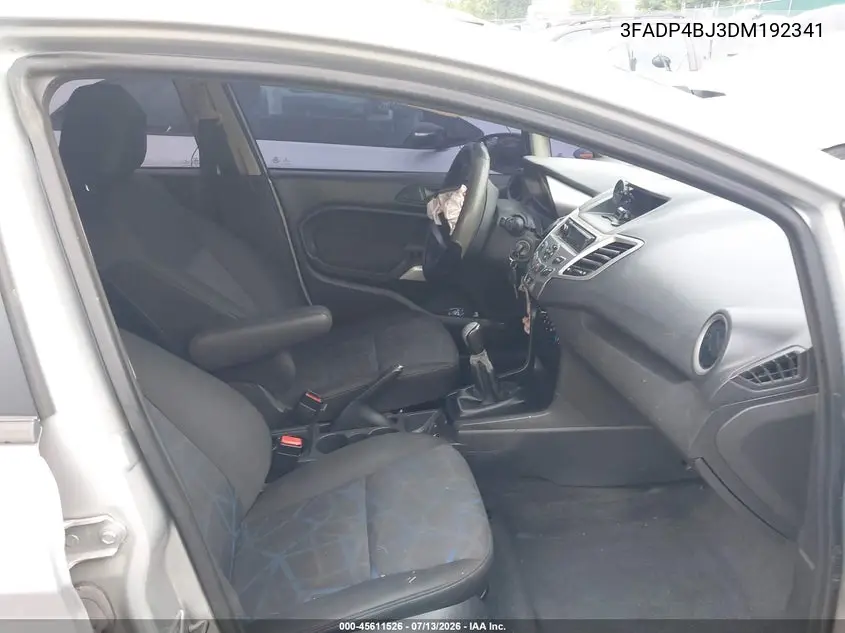 2013 Ford Fiesta Se VIN: 3FADP4BJ3DM192341 Lot: 45611526