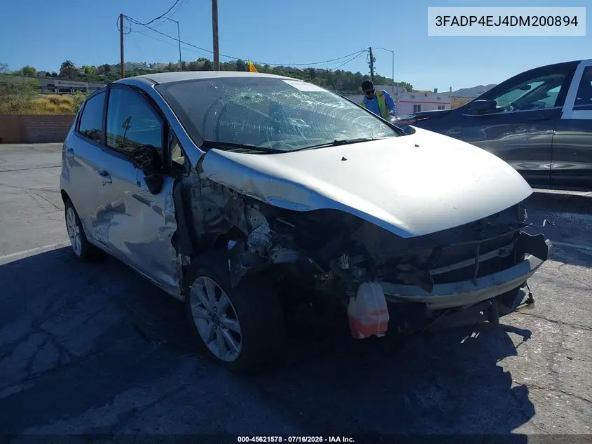 2013 Ford Fiesta Se VIN: 3FADP4EJ4DM200894 Lot: 45621578
