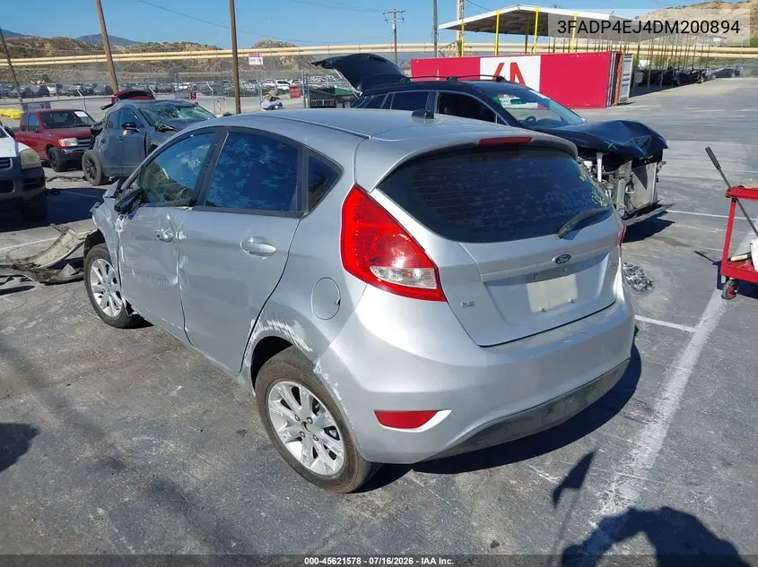 2013 Ford Fiesta Se VIN: 3FADP4EJ4DM200894 Lot: 45621578
