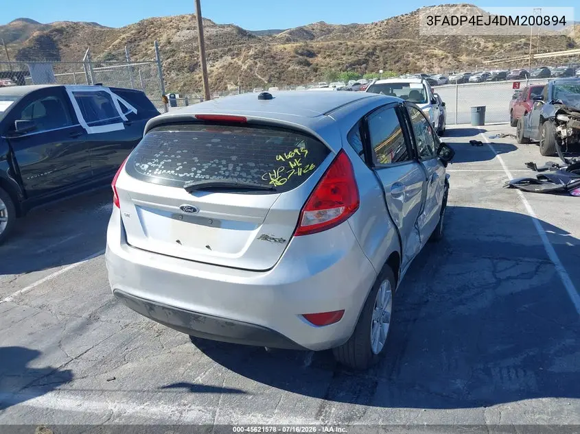 2013 Ford Fiesta Se VIN: 3FADP4EJ4DM200894 Lot: 45621578