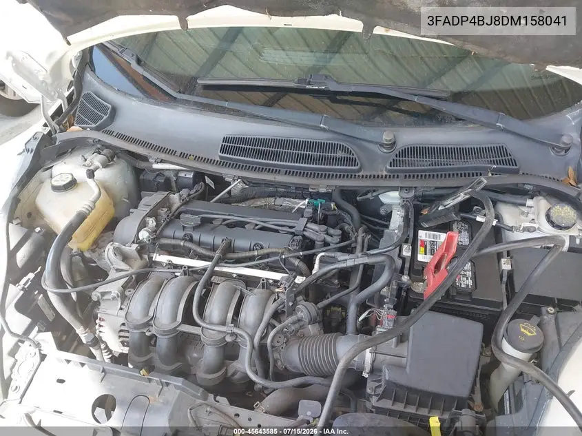 2013 Ford Fiesta Se VIN: 3FADP4BJ8DM158041 Lot: 45643585