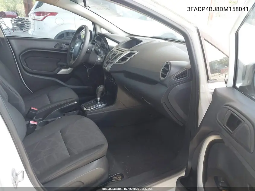 2013 Ford Fiesta Se VIN: 3FADP4BJ8DM158041 Lot: 45643585