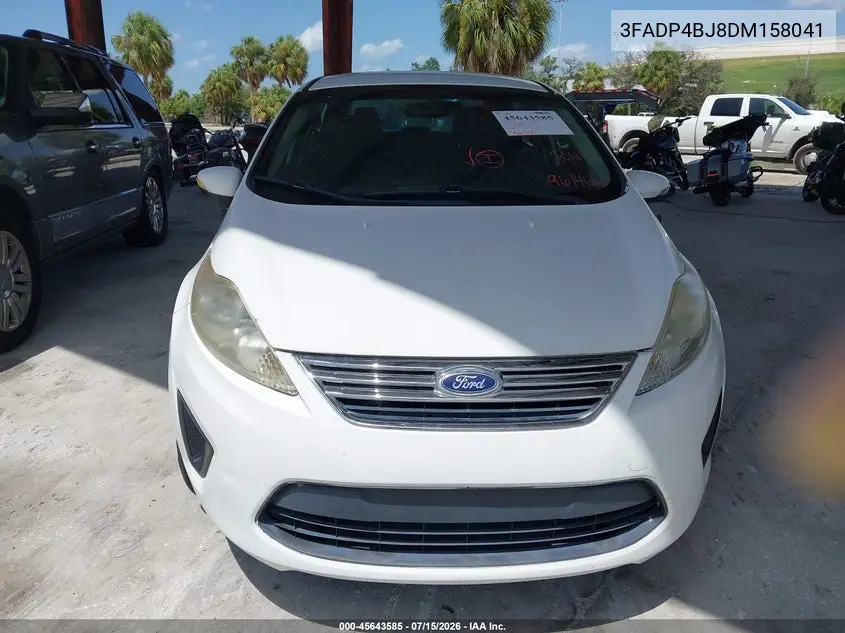 2013 Ford Fiesta Se VIN: 3FADP4BJ8DM158041 Lot: 45643585
