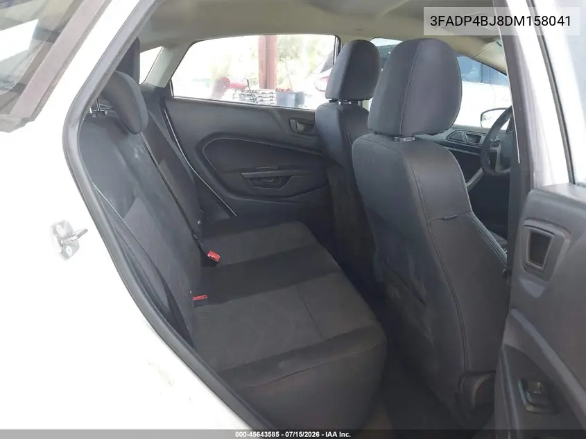 2013 Ford Fiesta Se VIN: 3FADP4BJ8DM158041 Lot: 45643585