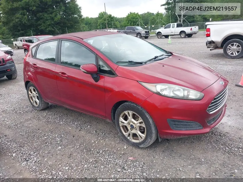 2014 Ford Fiesta Se VIN: 3FADP4EJ2EM219557 Lot: 45213647
