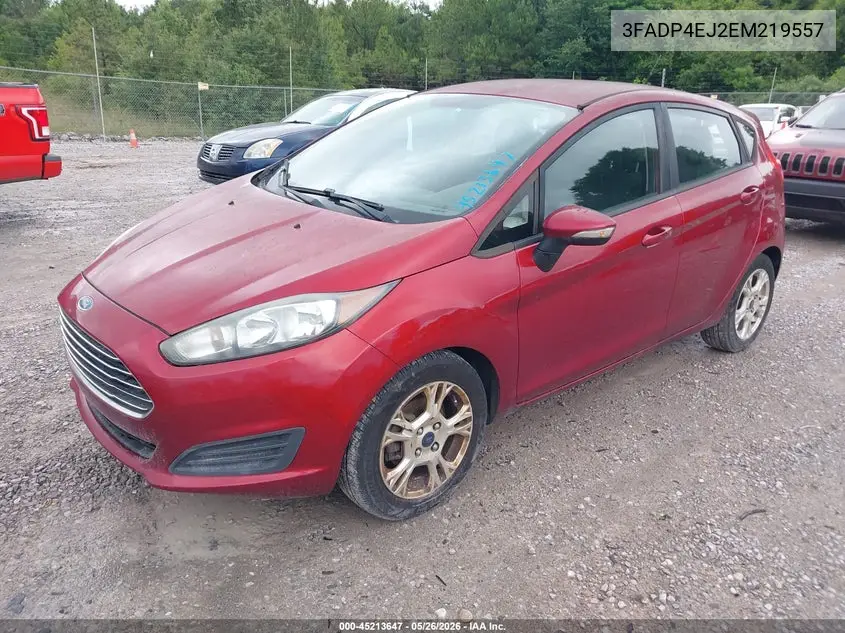 2014 Ford Fiesta Se VIN: 3FADP4EJ2EM219557 Lot: 45213647