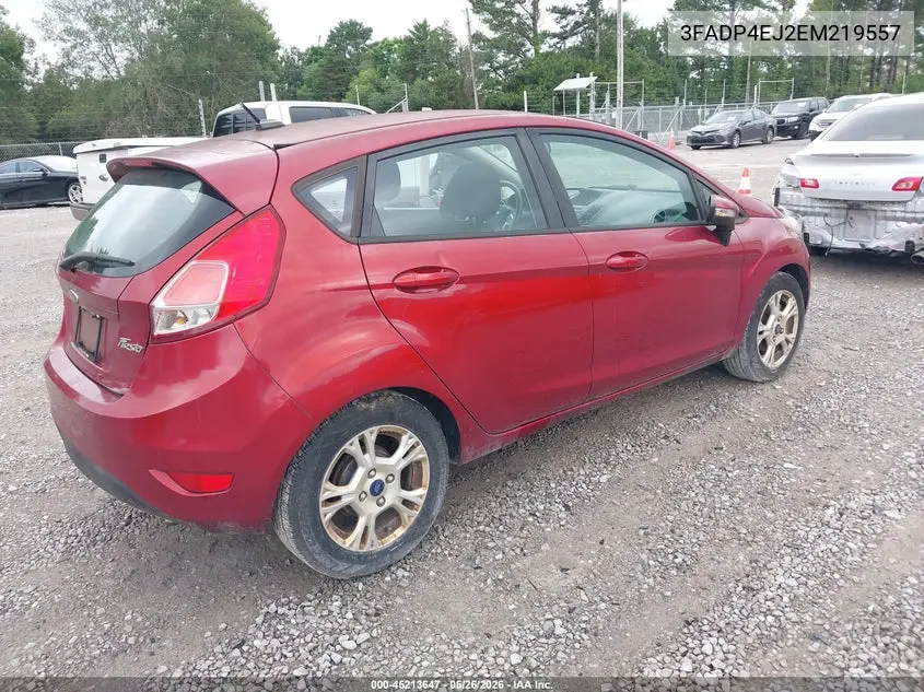 2014 Ford Fiesta Se VIN: 3FADP4EJ2EM219557 Lot: 45213647
