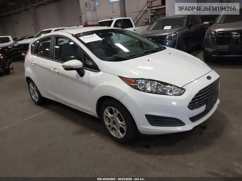 2014 Ford Fiesta Se VIN: 3FADP4EJ6EM196266 Lot: 45384585