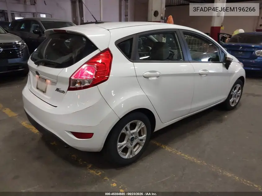 2014 Ford Fiesta Se VIN: 3FADP4EJ6EM196266 Lot: 45384585