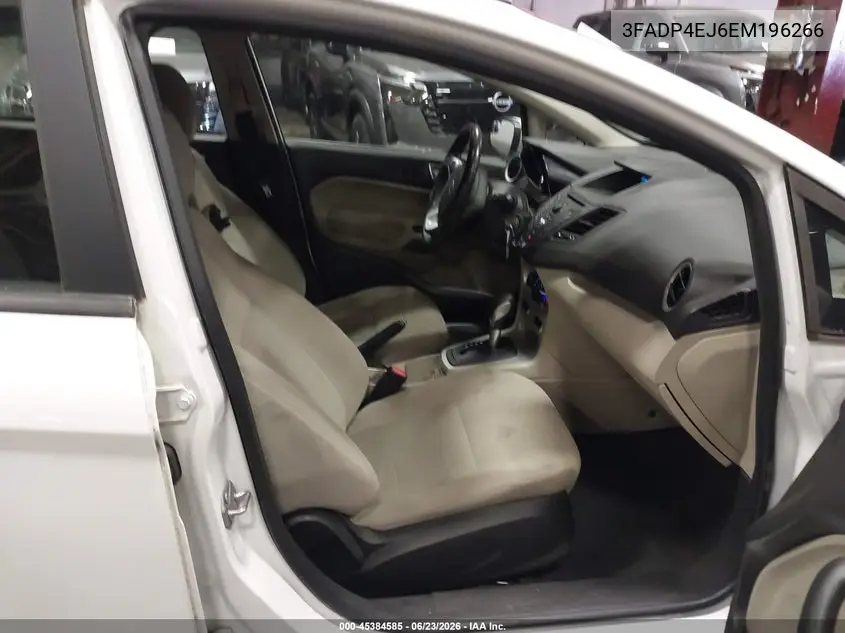 2014 Ford Fiesta Se VIN: 3FADP4EJ6EM196266 Lot: 45384585