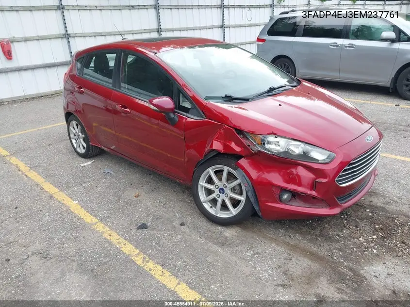 2014 Ford Fiesta Se VIN: 3FADP4EJ3EM237761 Lot: 45554911