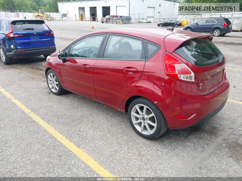 2014 Ford Fiesta Se VIN: 3FADP4EJ3EM237761 Lot: 45554911