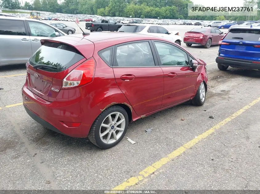 2014 Ford Fiesta Se VIN: 3FADP4EJ3EM237761 Lot: 45554911