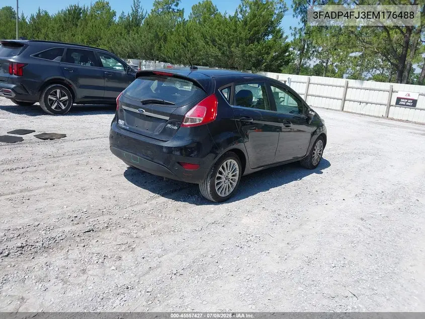 2014 Ford Fiesta Titanium VIN: 3FADP4FJ3EM176488 Lot: 45557427