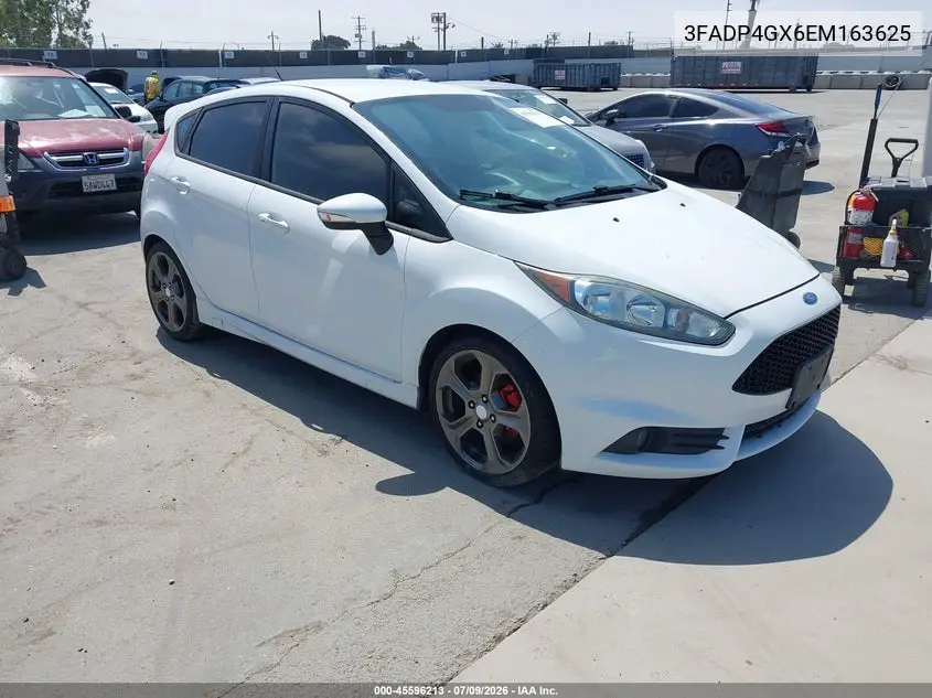 2014 Ford Fiesta St VIN: 3FADP4GX6EM163625 Lot: 45596213