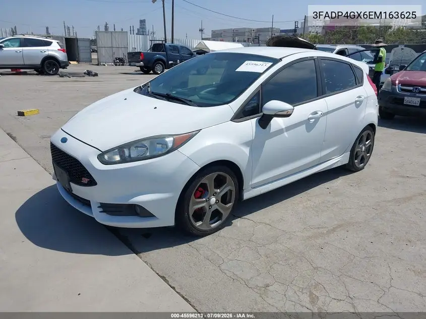 2014 Ford Fiesta St VIN: 3FADP4GX6EM163625 Lot: 45596213