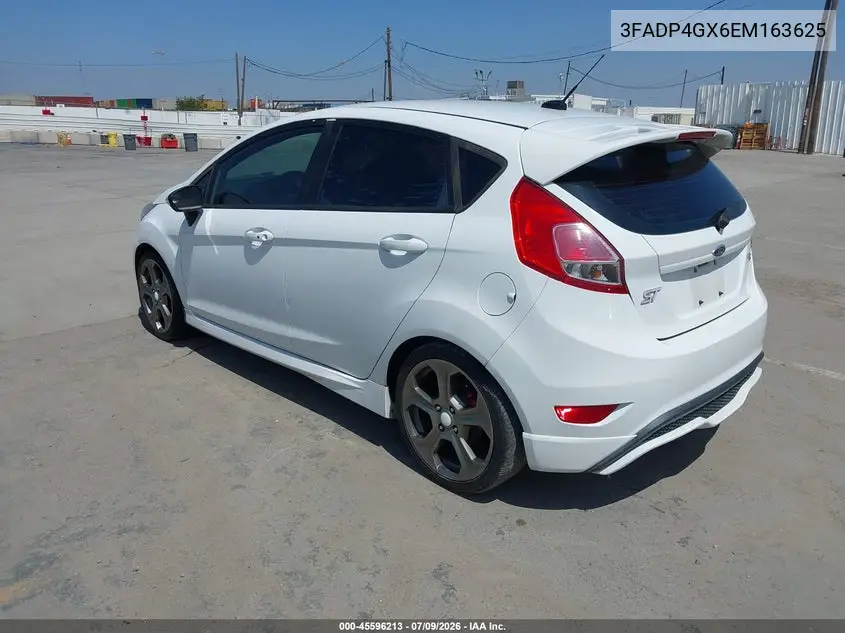 2014 Ford Fiesta St VIN: 3FADP4GX6EM163625 Lot: 45596213