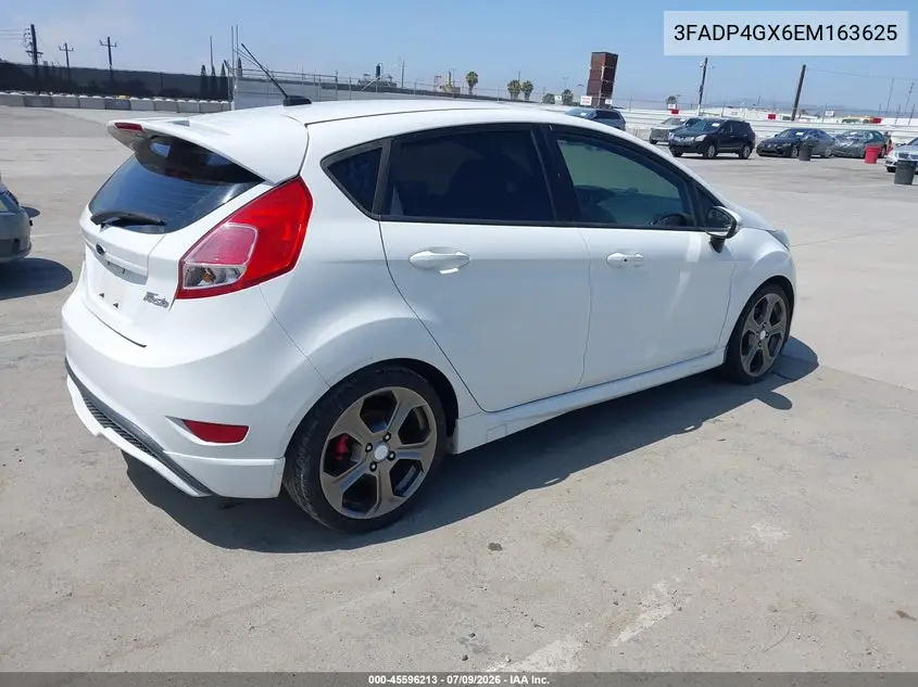 2014 Ford Fiesta St VIN: 3FADP4GX6EM163625 Lot: 45596213